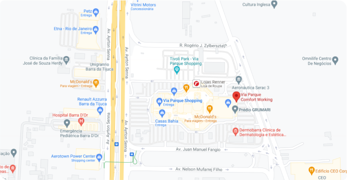 mapa Pediatra Thatiane Mahet