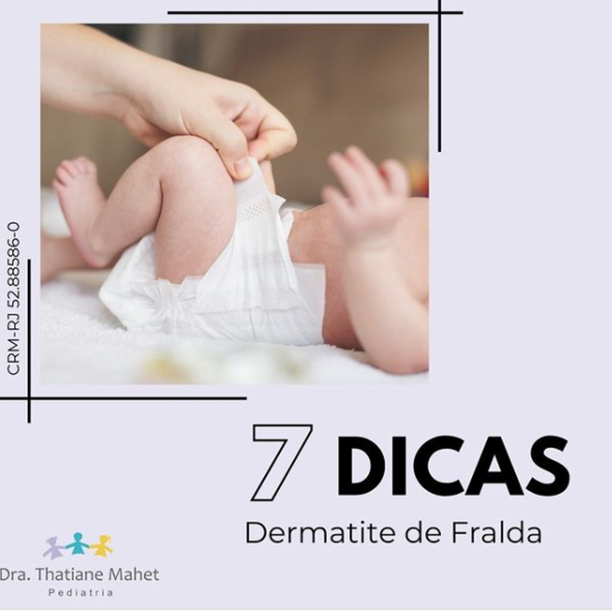 dermatite frauda Pediatra Thatiane Mahet